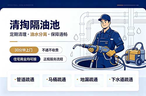 石河子清掏隔油池